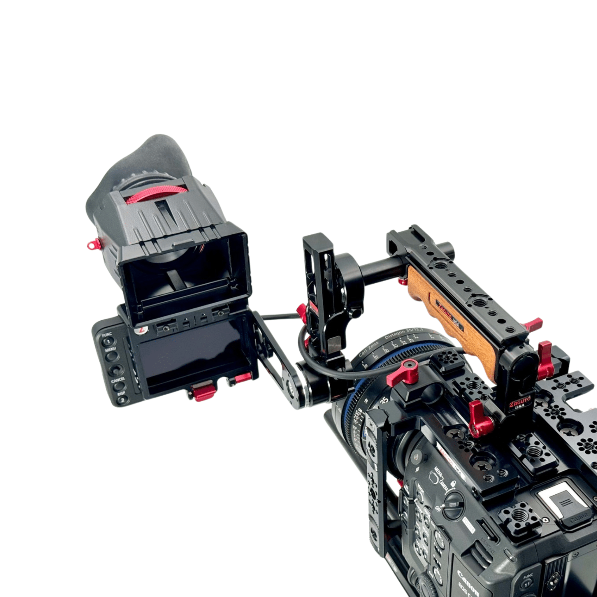 Canon - rikochan Canon C400 Finder Recoil Rig with Shoulder Mount