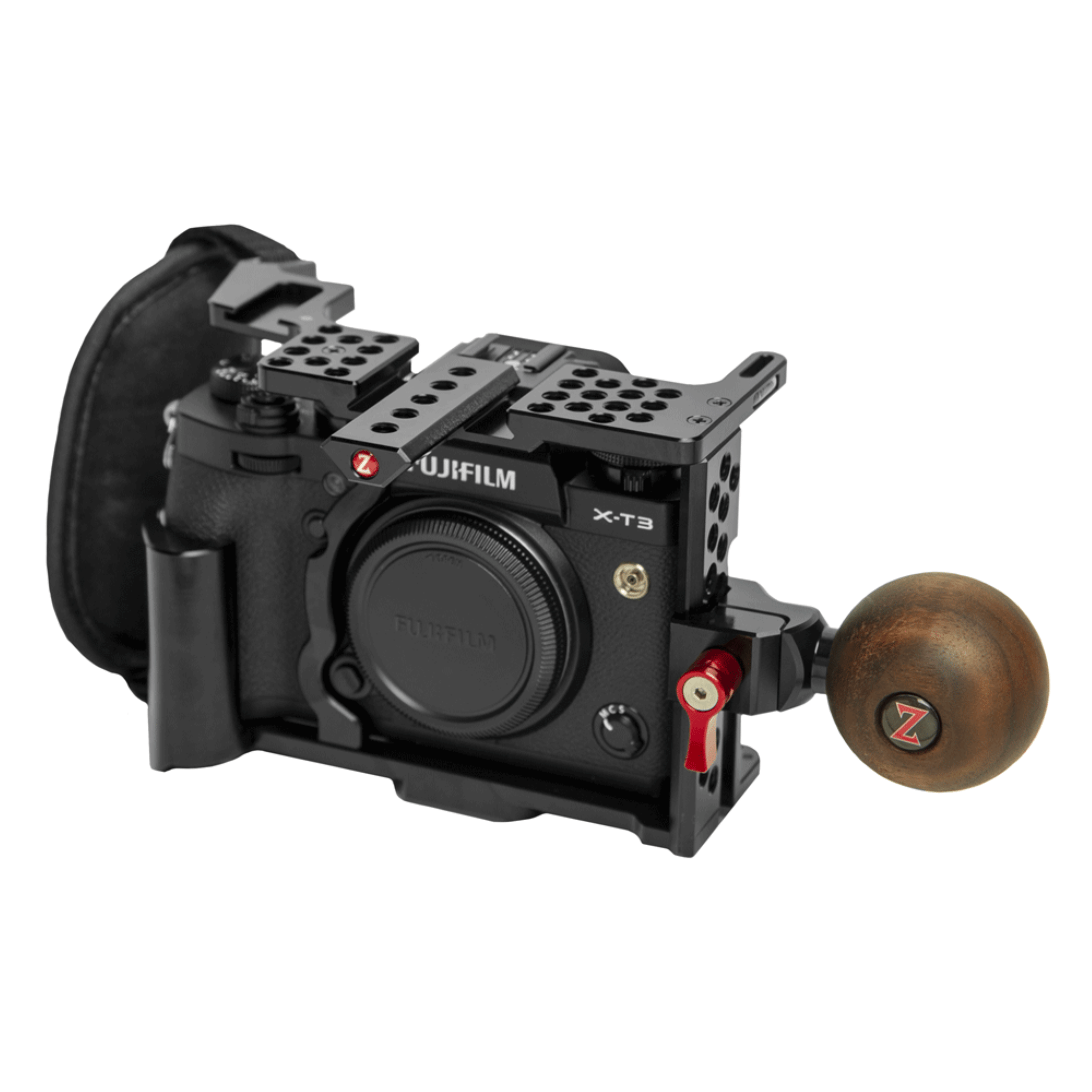 Cage for Fuji X-T3 with Side Handle and Mounting Rails