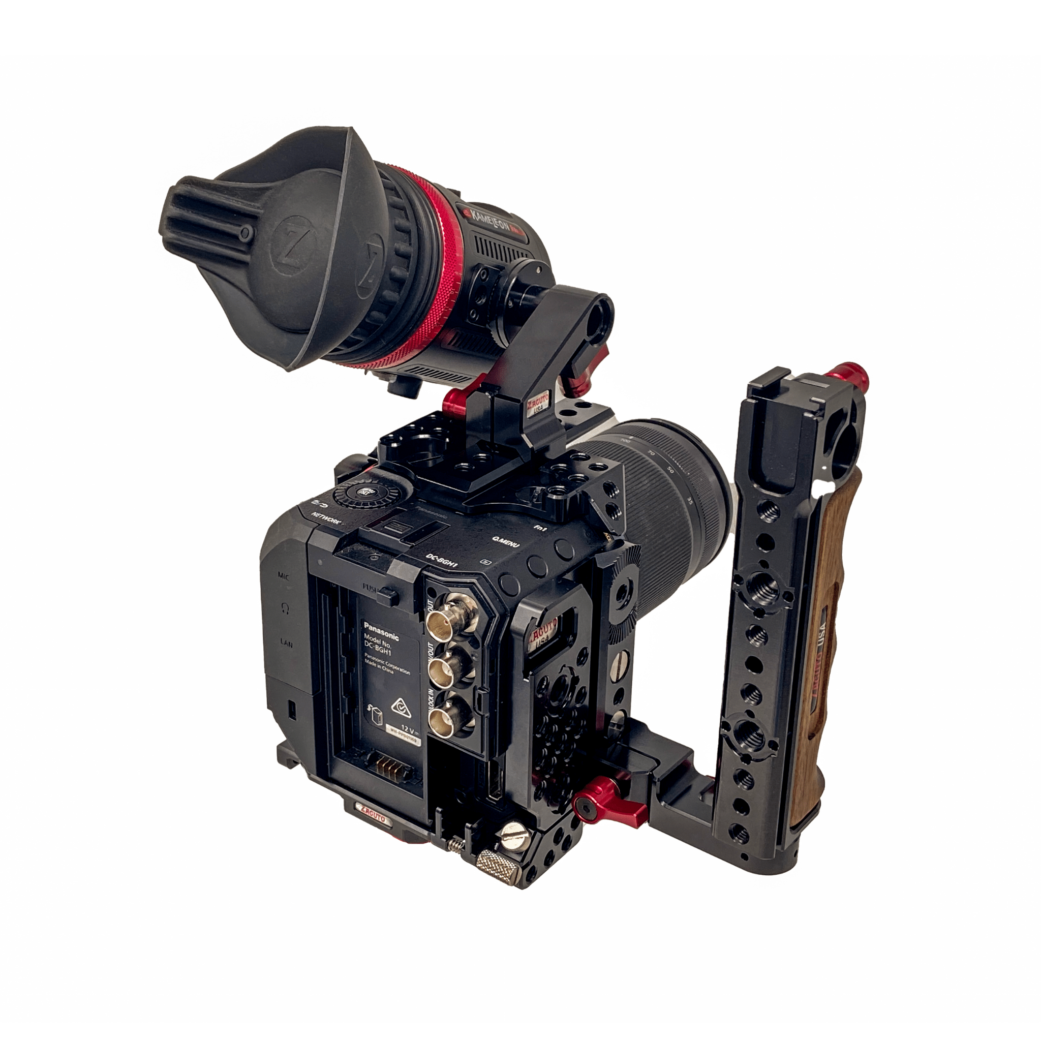 Cage for Panasonic BGH1 BS1H with Integrated Arri Plate