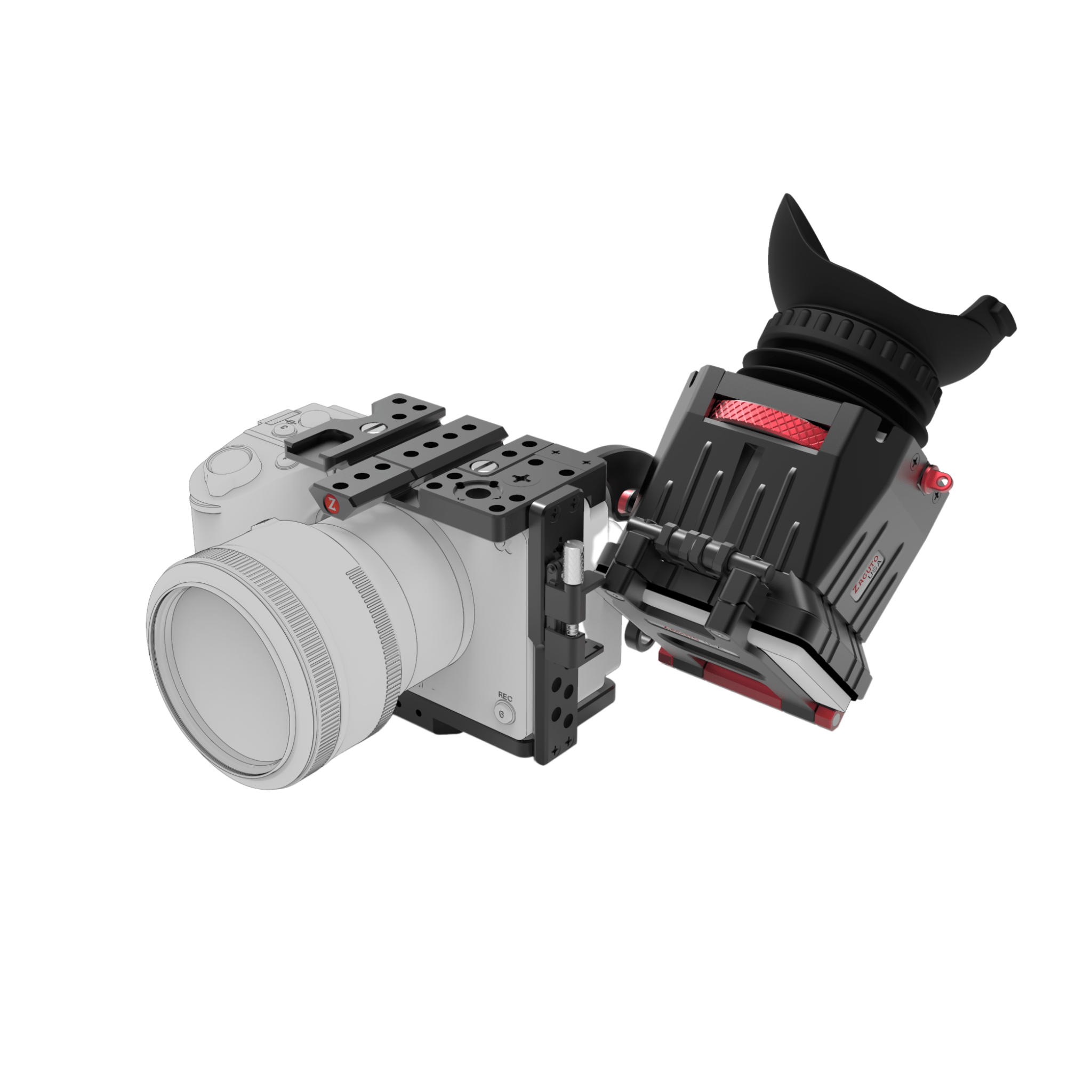 Sony Finder Cage with Robust Handle and Tapped Holes