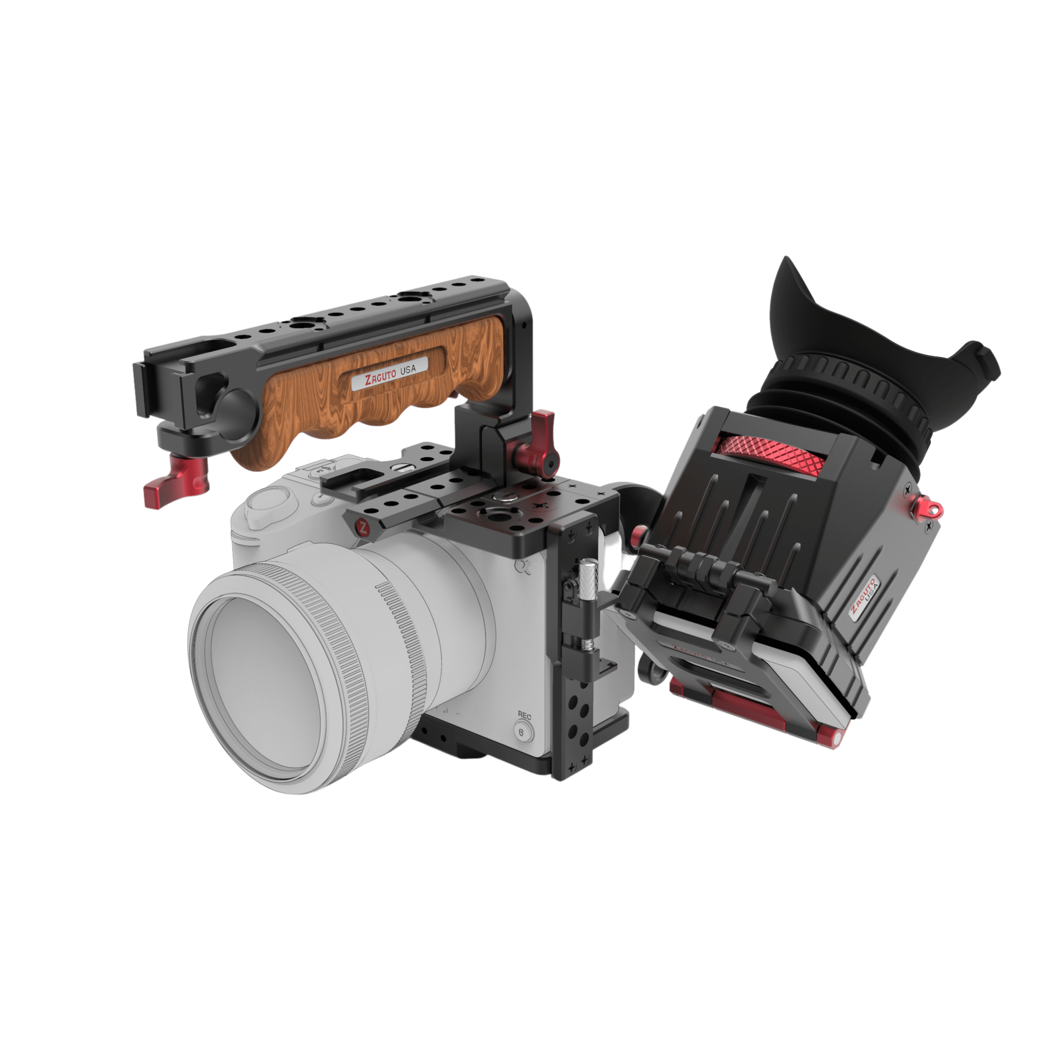 Sony Finder Cage with Robust Handle and Tapped Holes