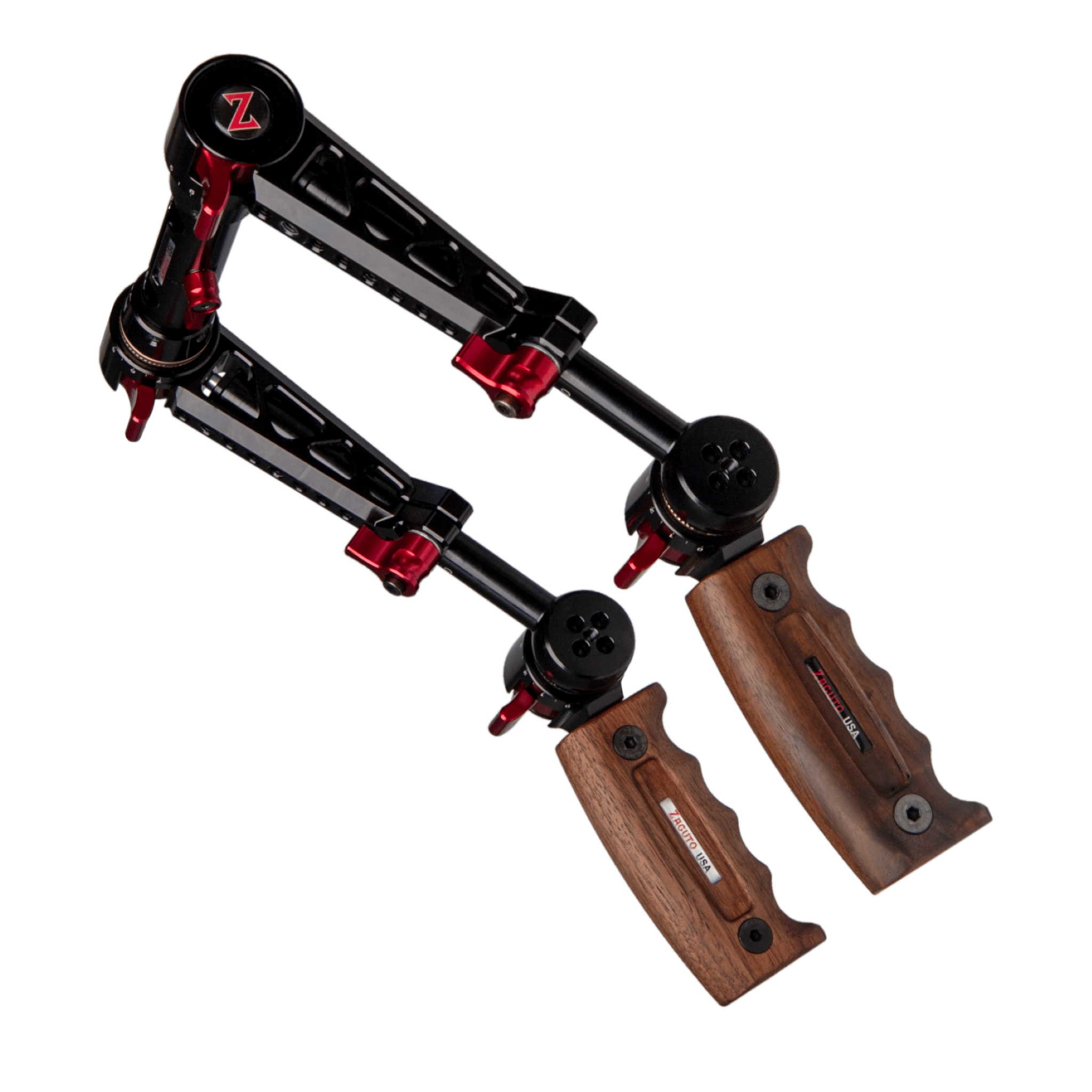 Wooden Dual Trigger Grips for Comfortable Control