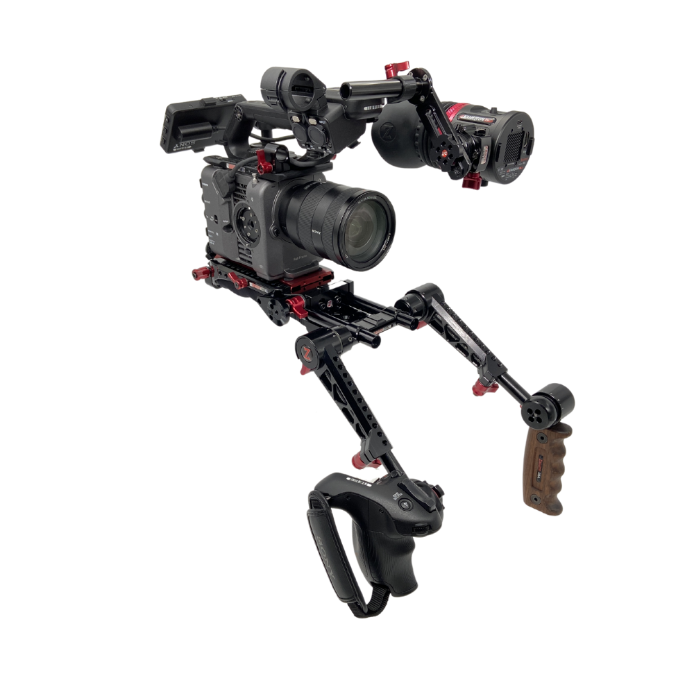 Sony FX6 Shoulder Rig with Dual Handgrips- Zacuto Next Gen Recoil Rig